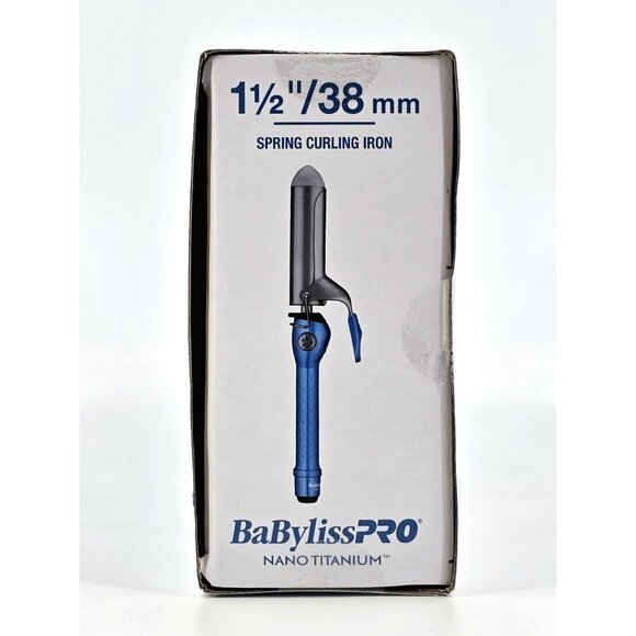 BaBylissPRO Nano Titanium 1 1/2" Spring Curling Iron BNT150S Hair Wand Tool New - Picture 11 of 11